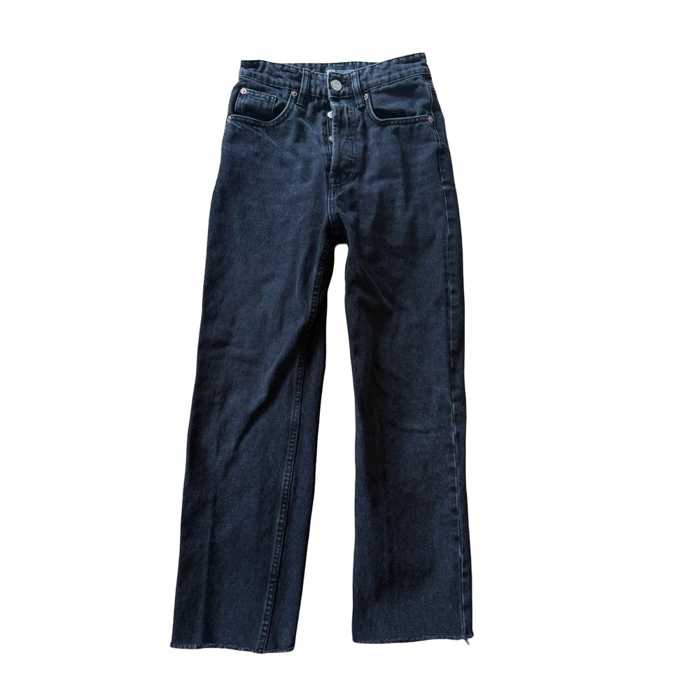 Zara Ankle Crop Straight Leg Jeans